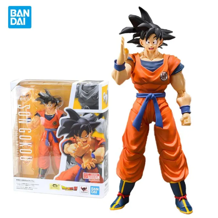 Shf Dragon Ball Z Anime Figure 15Cm Goku Black Hair Action Collectible ...