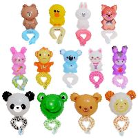 1Pcs Childrens Cartoon Wrist Balloon Panda Rabbit Kids Cartoon Birthday Party Toys Baby Shower Party Decoration Balloons