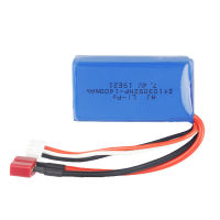 NEW high quality 7.4V 1400mAh T Plug with 7.4v Charger for A949 A959-B A969-B A979-B K929-B RC Cars 2S Wltoys cars Parts และอุปกรณ์เสริมอื่นๆ