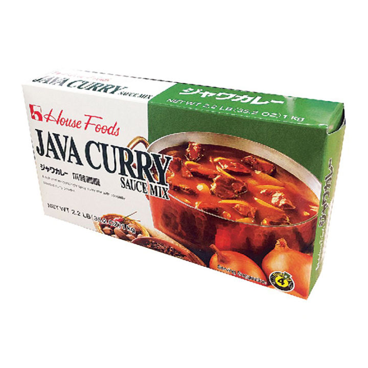 สินค้ามาใหม่-เฮ้าส์-จาวา-เคอร์รี่-เครื่องแกงกะหรี่-เผ็ดกลาง-1-กก-house-foods-java-curry-sauce-mix-medium-hot-1-kg-ล็อตใหม่มาล่าสุด-สินค้าสด-มีเก็บเงินปลายทาง