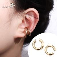 SDRYHTDH ไม่เจาะ อินเทรนด์ Tragus ผู้หญิงผู้ชาย รอบใหญ่ ล้อแม็ก เครื่องประดับแฟชั่น ที่ครอบหู ต่างหูหนีบ เครื่องประดับ