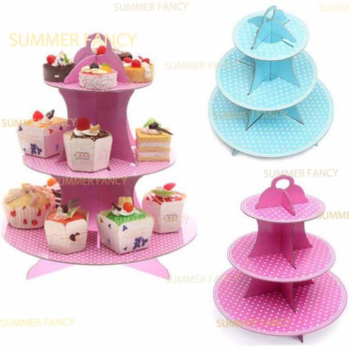 Cupcake Stand, Paper Cake Shelf, Disposable 3 Layers Dessert Holder, Tray  Display Rack, Home Decor, Room Decor, For Birthday Party Decor, Wedding  Anniversary Party Favor, Business Graduation Gift Decor - Temu