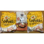 COMBO  BÀNH GẠO HÀN QUỐC TOPOKKI 1 KG PHÔ MAI + 1 GÓI SỐT TOKBOKKI HÀN