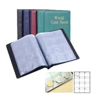 New 120 Pockets 10 Pages Money Book Coin Storage Album For Coins Holder Collection Books High Quality Royal Coin Collection Book  Photo Albums