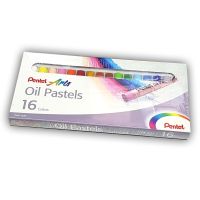 สีชอล์ค  เพนเทล Pentel Oil Pastels 16สี