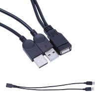 USB 2.0 Type A 1 Female To 2 Male Y-Splitter Data Sync Charging Extension Cable 831D Toilet Covers