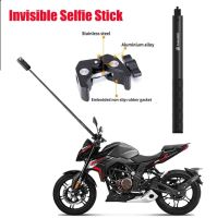 Motorcycle Invisible Selfie Stick for GoPro Hero 11 Camera Handlebar Mount Bracket for DJI Action 3 Insta360 X3 One X2 Accessory