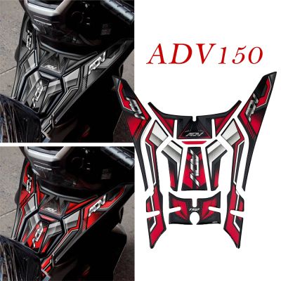 ADV Carbon Fiber Motorcycle Sticker Tank Pad Protector Anti-scratch Non-slip Decals Accessories for Honda Adv 150 Adv150