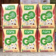 Lốc Sữa Fami Đậu Đỏ Nếp Cẩm 200ml x6 hộp Date mới