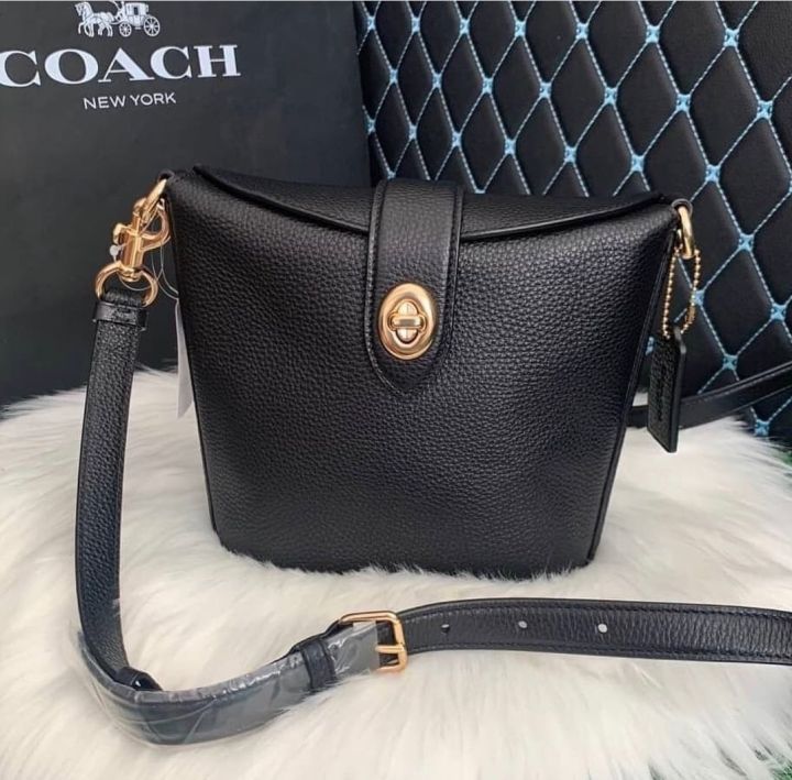 Original Coach Addie Women's Crossbody Bag C2814 - Black | Lazada PH