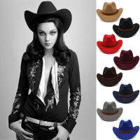 3 Sizes Parent-child Men Women Kids Western Cowboy Hats Wide Brim Panama Sunhats Fedora Caps Trilby Jazz Sombrero Travel Party