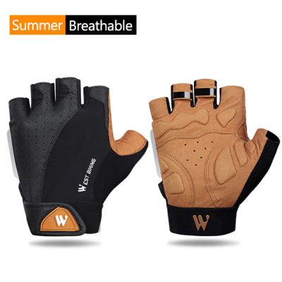 WEST BIKING Sports Cycling Gloves Touch Screen Men Women Summer Bike Gloves Motorcycle Fitness Gym MTB Road Bicycle Gloves