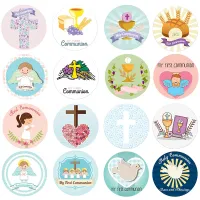 First Communion My First Communion Party Stickers Supplies Holy Communion Decor Girls Christening Baptism DIY Decorations Cleaning Tools