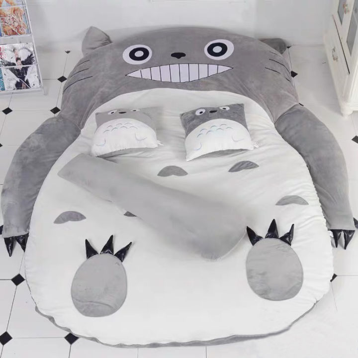 ที่นอนโทโทโร่-ที่นอนน่ารัก-เบาะที่นอน-totoro-ที่นอนตุ๊กตาโทโทโร่ยักษ์-ที่นอน-ขนาดใหญ่-กว้างถึง-4-ตารางเมตร