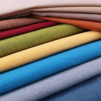 Linen sofa fabric wholesale fabrics solid fabric for sofa sewing DIY handwork  material Exercise Bands