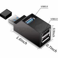 [HOT HAIXWLXKWW 589] USB 3.0 HUB Adapter Extender Splitter 3พอร์ตสำหรับแล็ปท็อปเครื่องอ่านดิสก์ U ความเร็วสูง Xiaom