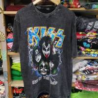 เสื้อปักมือแฟชั่นวิบวับ เสื้อวง KISS อก44" ยาว27" ปักเองทำเอง ไม่ซ้ำกัน ไม่ซ้ำใครแน่นอน