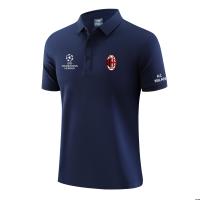 ชาย T เสื้อระบายอากาศสำหรับผู้ชาย AC เสื้อแขนสั้นแมนเชสเตอร์ซิตี้ polo เรอัลมาดริด  ผ้าไหมน้ำแข็งแชมเปี้ยนส์ลีกแห้งเร็วมิลาน  ใส่ในฤดูร้อน   สวมใส่