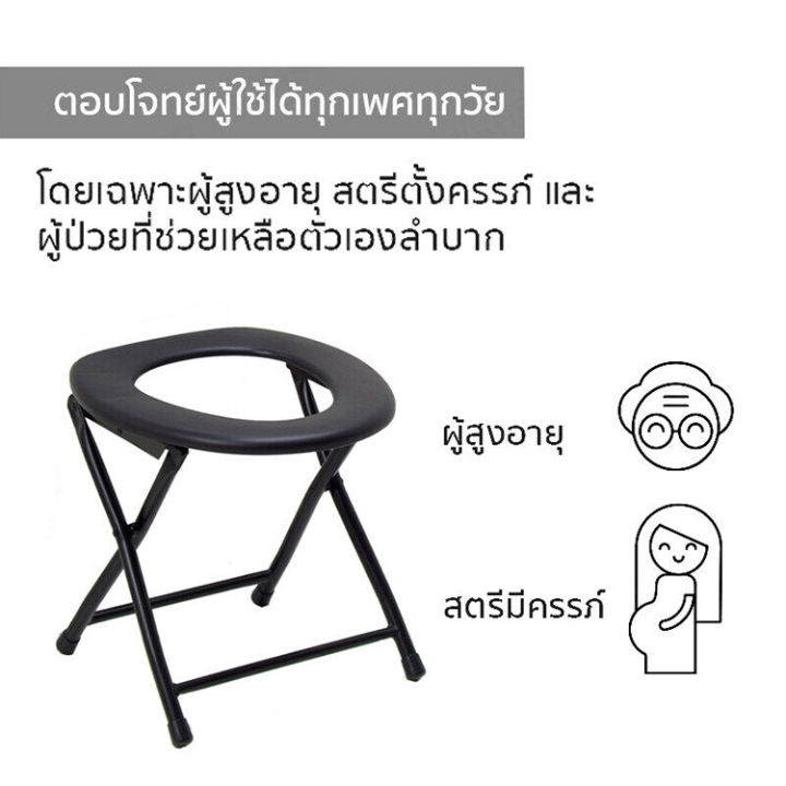 foldable-commode-chair-แบบพับได้เก้าอี้นั่งถ่าย-เก้าอี้ขับถ่าย-โถส้วมแบบนั่ง-เก้าอี้นั่งถ่ายเคลื่อนที่ตัวนี้-เก้าอี้ขับถ่าย-พับได้-เก้าอี้ขับถ่าย-เก้าอี้สุขภัณฑ์-สามารถพับเก็บได้-สะดวกต่อการพกพา-และ-จ