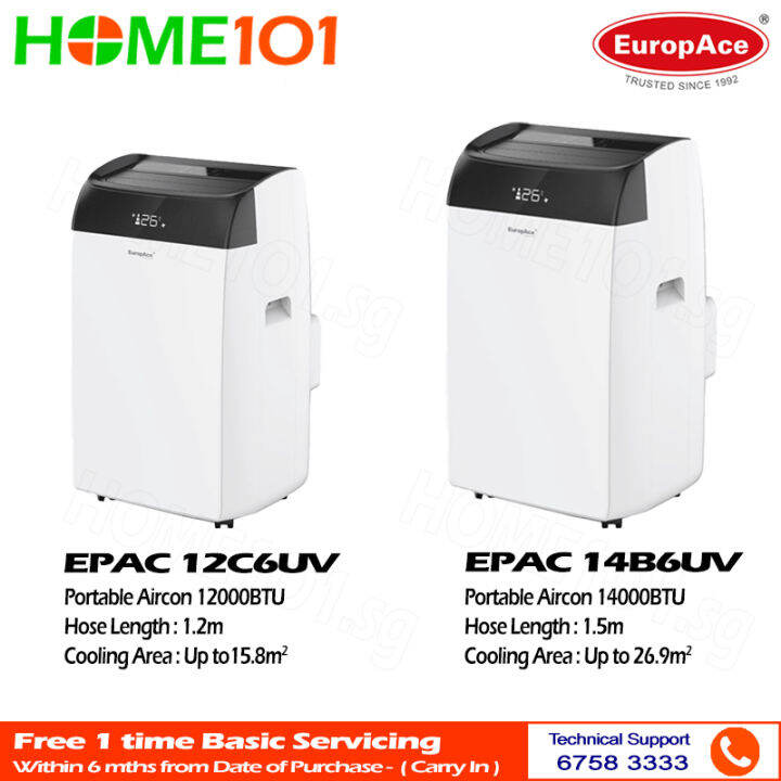 europace portable aircon servicing