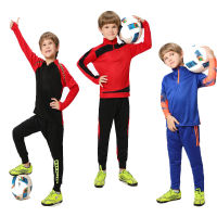 Winter Soccer Jersey pants Running Set Sportswear youth kids Football Training Uniforms Child Football Tracksuits Sports Suits