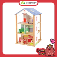 Tender Leaf Toys ของเล่นไม้ บ้านตุ๊กตา บลูเบิร์ดวิลล่า Bluebird Villa