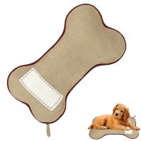 Pet Stockings Christmas Large Capacity Dog Bone Shape Christmas Stockings Christmas Socks Gift Bags Christmas Atmosphere Decor