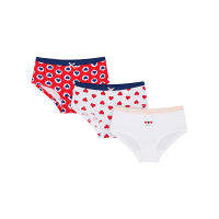 กางเกงในเด็กผู้หญิง Mothercare cutie hipster briefs - 3 pack YD209