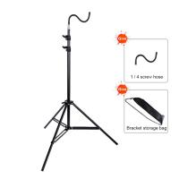 2m Camping Light Stand Folding escopic Floor Stands Tripod Support Lamp Pole Stand Portable Metal For Outdoor Picnic Lighting