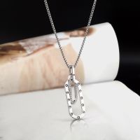 [COD] luxury European and high-end autumn winter sweater chain long decorative necklace womens diamond double ring pendant trendy accessories