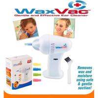 เครื่องดูดขึ้หูเครื่องทำความสะอาดหูไฟฟ้าพกพาจากประเทศญี่ปุ่นWAXVAC เครื่องดูดขี้หูสะดวกพกพา มีไฟส่องสว่าง LED