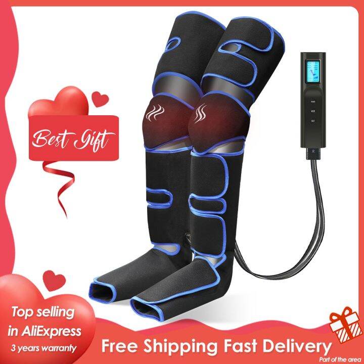 Brookstone 360 Air Pressure Foot Massager 360° Foot Air Pressure Leg Massager Promotes Blood Circulation, Body