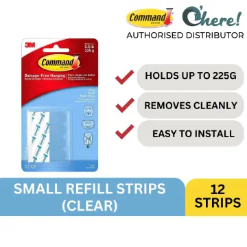Command™ Clear Small Refill Strips - 17024CLR