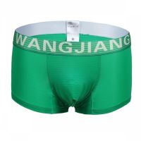 [COD] Mens mesh transparent underwear 5004 mens wholesale ice silk non-marking antibacterial ultra-thin boxer