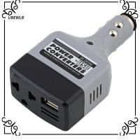 UBEWLB เครื่องแปลงไฟรถยนต์ไฟฟ้ากระแสตรงแบบพกพา12V ถึง220V USB พลังงานอะแดปเตอร์ชาร์จในรถยนต์