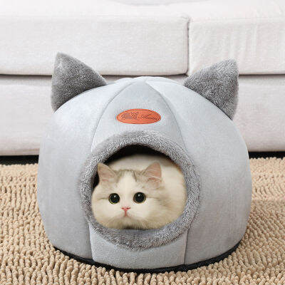 ใหม่ Deep Sleep Comfort ในฤดูหนาว Cat Bed Iittle Mat ตะกร้าสุนัขขนาดเล็กผลิตภัณฑ์สัตว์เลี้ยงเต็นท์ Cozy Cave Nest ในร่ม Cama Gato