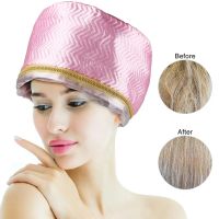 Thermal Treatment Heating Cap Adjustable Heat Therapy Electric Hair Steamer Mask Cap Temperature Controlling Steam Hair Cap Home