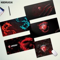 MSI Dragon Logo แผ่นรองเมาส์เกมมิ่งขนาดใหญ่ที่ชื่นชอบ L XL XXL ขนาดแผ่นรองเมาส์เกมมิ่งสำหรับเครื่องเล่นเกม CSGO แล็ปท็อป