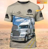 (ALL IN STOCK XZX)    I am a trucker personalized name 3D shirt, Truck Driver Birthday Present9   (FREE NAME PERSONALIZED)