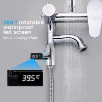 LED Display Home Water Shower Temperature Meter Monitor Kitchen Bathroom Smart Home