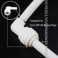 ；【‘； Reverse Osmosis System Connector 3/8 Water Purifier Water Pipe POM Socket Joints Family Drinking Water Tube Connectors 10Pcs