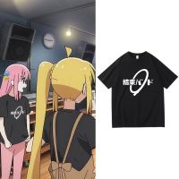 Anime Bocchi The Rock Gotoh Hitori Ijichi Nijika Yamada Ryo Kita Ikuyo Same Black Style Tshirt Men Funny Manga T-shirts XS-4XL-5XL-6XL