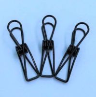 FishClips 1.6 mm Black 3P / คลิปโลหะรูปปลา ขนาด 1.6 มิลลิเมตร สีดำ บรรจุ 3 ชิ้น (OFC-M03BK)