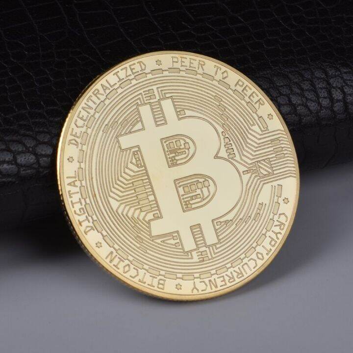 gold-plated-bitcoin-art-medal-souvenir-exquisite-gift-collectible-physical-metal-multicolor-coins-encrypted-commemorative-coins