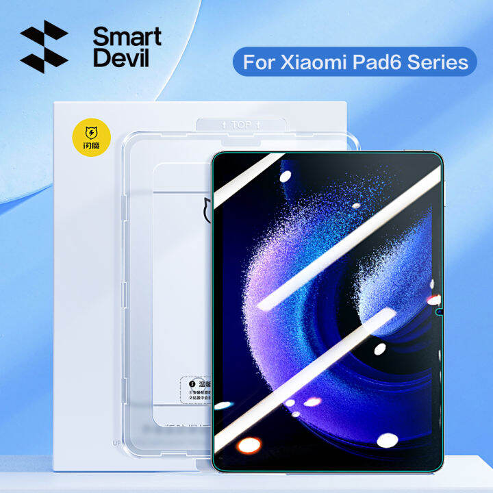 smartdevil-แผ่น-xiaomi-ปกป้องหน้าจอสำหรับ6แผ่น-xiaomi-6โปรแผ่น-xiaomi-5แผ่น-xiaomi-5ฟิล์มแก้วแบบโปรฟิล์มใสป้องกันลายนิ้วมือด้วยเครื่องมือติดตั้งอย่างรวดเร็ว