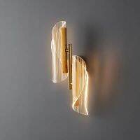 LODOOO Modern Led Wall Lights For Living Room Bedroom Bedside Wall Lamp Foyer Entrance Corridor Gold Sconce Lamp