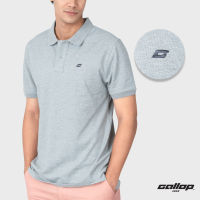 GALLOP : Mens Wear PIQUE POLO SHIRTS เสื้อโปโล ผ้าปิเก้ สีพื้น รุ่น GP9063 สี Light Grey - เทาอ่อน / ราคาปกติ 1290.-