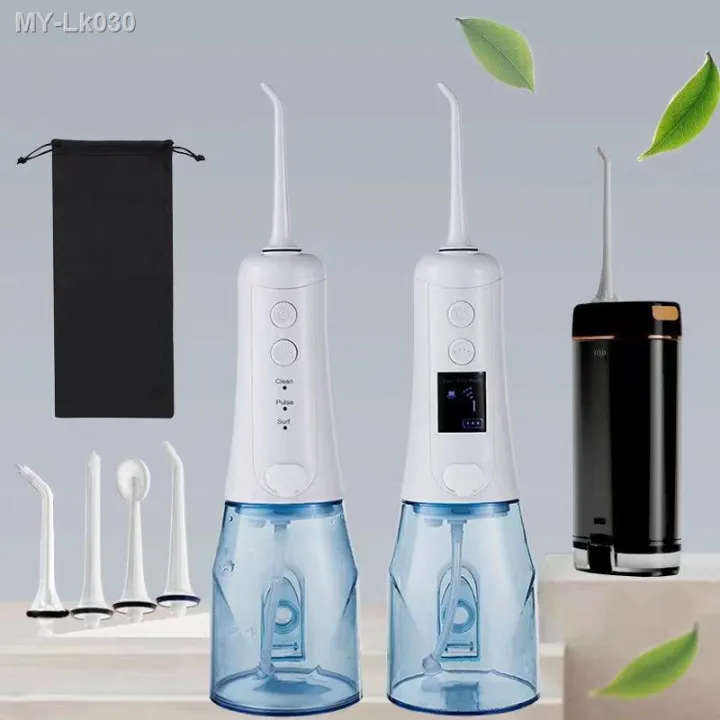 Electric shock dental unit water portable dental floss waterproof pulse