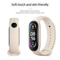 ：》’【 Replacement Bracelet For  Mi Band 8 7 6 5 Strap Silicone Wrist Strap For Miband 3 4 5 6 7 8 Smart Watch Band Accessories