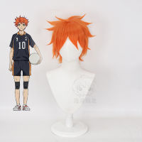 Shoyo Hinata คอสเพลย์วิกผมฮาโลวีนอะนิเมะ Haikyuu Hinata Shoyo ผมสังเคราะห์ทนความร้อนปาร์ตี้บทบาทเล่นวิกผมหมวก